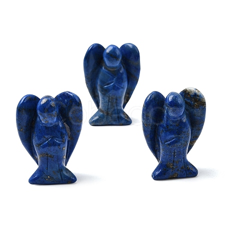 Natural Lapis Lazuli Angel Figurine DJEW-N006-01A-15-1