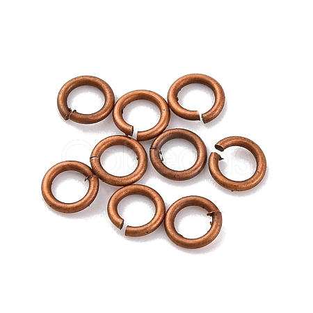Brass Saw Cut Open Jump Rings LS-KK-G514-01A-R-1