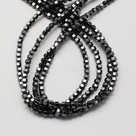 Non-magnetic Synthetic Hematite Beads Strands G-Q895-18-1