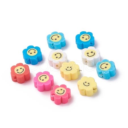 Handmade Polymer Clay Beads X-CLAY-I010-13-1