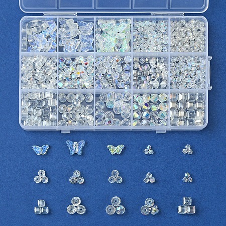 Electroplate Glass Beads Strands EGLA-FS0001-41-1