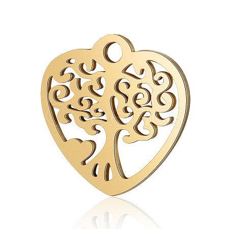 201 Stainless Steel Pendants STAS-S105-T635-2-1