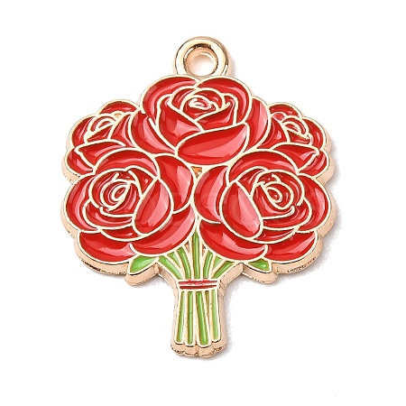 Alloy Enamel Pendants ENAM-I089-02G-04-1