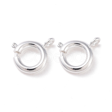 Eco-friendly Brass Spring Ring Clasps KK-D082-01B-S-1