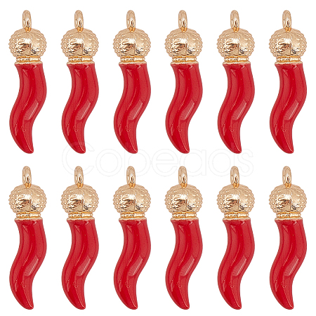 20Pcs Opaque Resin Pendants RESI-SC0006-22-1