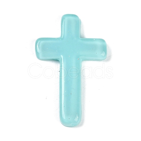 Cross Resin Cabochons RESI-Q014-04A-1