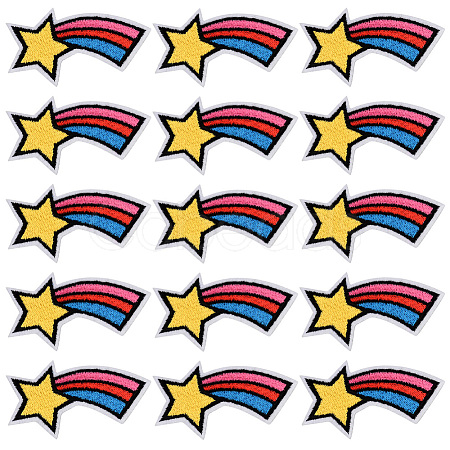 30Pcs Computerized Embroidery Cloth Iron on/Sew on Patches PATC-CY0001-12-1