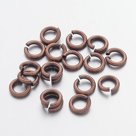 Brass Open Jump Rings JRC5MM-R-1
