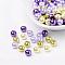 Lavender Garden Mix Pearlized Glass Pearl Beads, Mixed Color, 6mm, Hole: 1mm, about 200pcs/bag