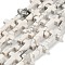 Natural Howlite Beads Strands, Cross, 14.5x11x4.5mm, Hole: 0.8mm, about 27pcs/strand, 15.35''(39cm)