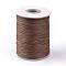 Korean Waxed Polyester Cord, Sienna, 1mm, about 85yards/roll