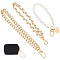 WADORN 3Pcs 3 Style Wrist Phone Case Pendant Decoration & Wristlet Bag Straps, with ABS Plastic Imitation Pearls Beads and PU Leather and Alloy Findings, White, 125~210mm, 1pc/style