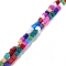 Handmade Lampwork Beads Strands, Mixed Shapes, Colorful, 1.5~5x4~5x2.5~3mm, Hole: 1mm, about 132~158pcs/strand, 15.75 inch(40cm)