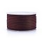 Polyester Braided Cords, for Jewelry Making Beading Crafting, Brown, 2mm, about 21.87 yards(20m)/roll