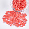 Glass Bugle Beads, Round Hole, Opaque Colours, Tomato, 6~7x1.5~2mm, Hole: 0.8mm, about 10000pcs/bag