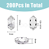200Pcs Horse Eye Sew on Rhinestone RGLA-DC0001-07A-2