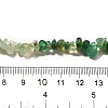 Natural Prehnite & Chrysoprase & Green Aventurine Beads Strands G-L610-A19-01-5