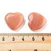 Heart Natural Red Aventurine Worry Stone G-C134-06A-21-3