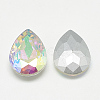 Pointed Back Glass Rhinestone Cabochons RGLA-T081-6x8mm-05-2