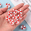 Transparent Enamel Acrylic Beads TACR-S155-005F-5