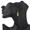 Handmade Glass Seed Beads Apple Dangle Earrings EJEW-MZ00575-5
