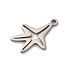 Non-Tarnish 201 Stainless Steel Pendants STAS-U016-08P-03-2