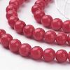 Natural Mashan Jade Round Beads Strands G-D263-4mm-XS31-2