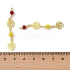 Glass Beaded Pendants KK-P242-18G-03-3