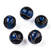 Handmade Gold Sand Lampwork Beads LAMP-T019-12mm-05-1