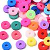 Handmade Polymer Clay Beads CLAY-R067-6.0mm-BM1-1
