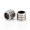 Non-Tarnish 201 Stainless Steel European Beads STAS-I149-33A-3