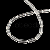 Transparent Glass Bead Strands GLAA-R162-10x4-09-2