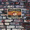 Rectangle Metal Iron Sign Poster AJEW-WH0157-348-5