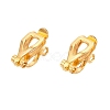 Iron Clip-on Earring Findings KK-R071-06G-1