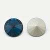 Pointed Back Glass Rhinestone Cabochons RGLA-T086-12mm-14-2
