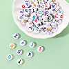 Opaque White Acrylic Beads SACR-YW0001-23F-4