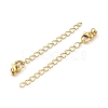 Ion Plating(IP) 304 Stainless Steel Curb Chain Extender High Polished LS-STAS-A097-02D-G-2