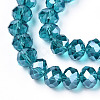 Electroplate Glass Beads Strands EGLA-A034-T10mm-A33-2