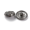 Alloy Shank Buttons BUTT-WH0027-15B-02-2