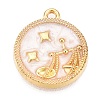 Alloy Enamel Pendants X1-ENAM-T021-03J-1