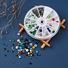 3 Style Faceted Glass Beads Strands GLAA-YW0001-27-5