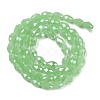 Opaque Solid Color Electroplate Glass Beads Strands EGLA-N013-J10mm-B04-2