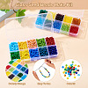 1990Pcs 20 Styles Transparent & Opaque Colours Glass Seed Beads SEED-TA0001-42-4