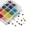 15 Colors Electroplate Glass Beads EGLA-JP0002-02B-8mm-5