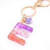 Resin Keychains KEYC-WH0020-12E-3