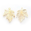 Autumn Theme Iron Filigree Pendants X-IFIN-F158-41G-2