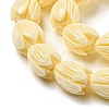 Craved Flower Synthetical Coral Bead Strands CORA-P004-A-3