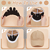 Felt Hat Shaper Insert for Baseball Caps LS-FIND-WH0436-62A-3