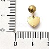304 Stainless Steel Rhinestone Charms STAS-M109-12G-03-3