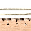 1MM Brass Box Chain Necklaces NJEW-Z083-01G-5